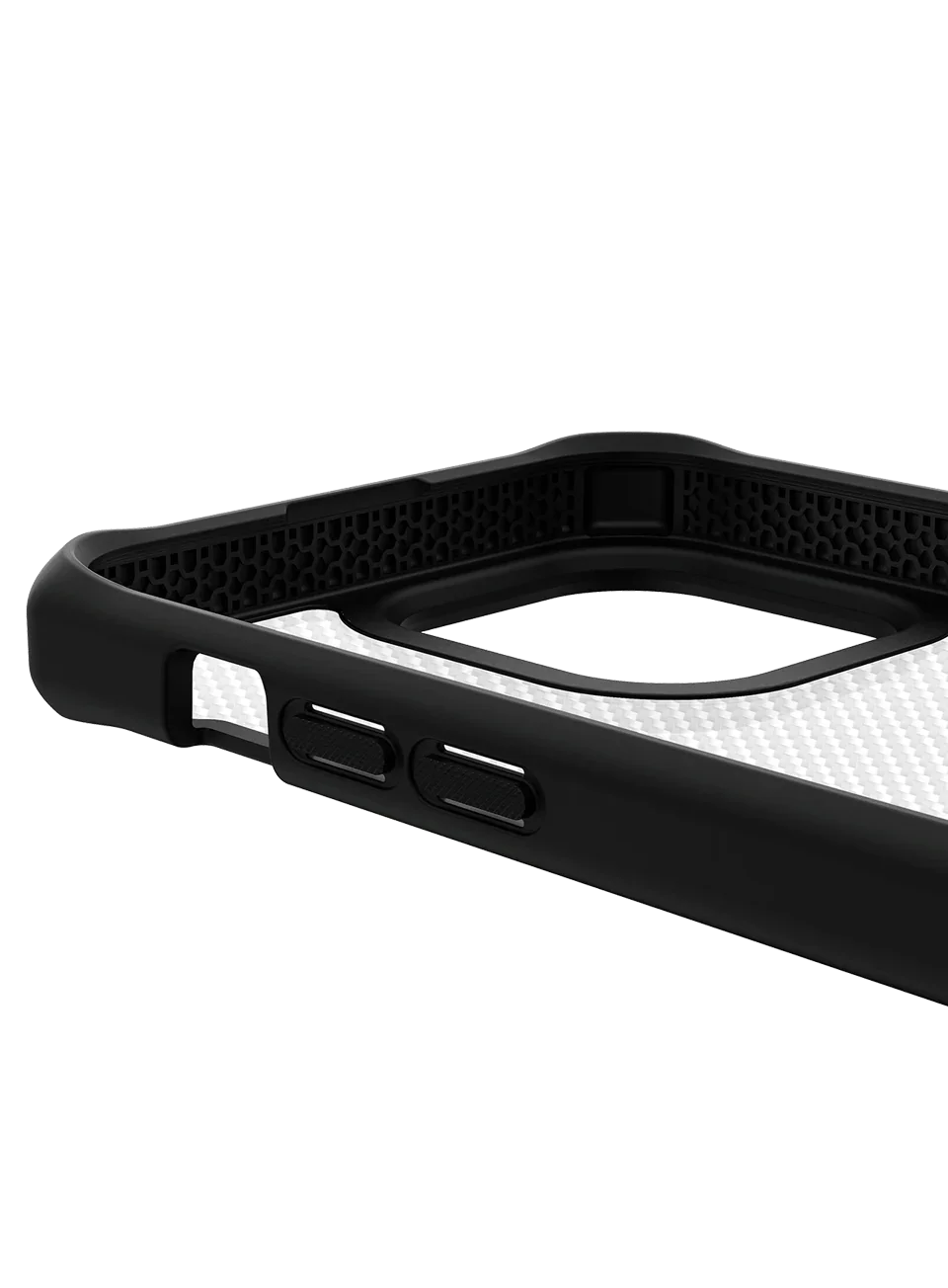 Itskins Hybrid Tek iPhone 14 Pro Case - Black And Transparent - Tashqila Itskins Hybrid Tek iPhone 14 Pro Case - Black And Transparent - Tashqila